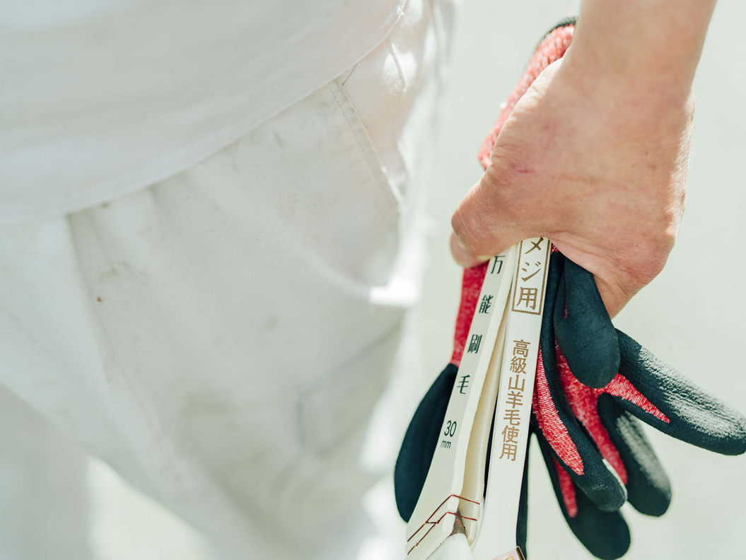 職人の手元の写真